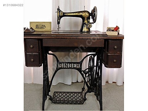 Kod.568 Vintage 1880-1900 'lerden SİNGER Dikiş Makinesi sahibinden