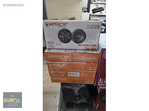 K-VİSOR TECH RND116 16CM OTO HOPARLÖR 2x600W RMS - 1258684334