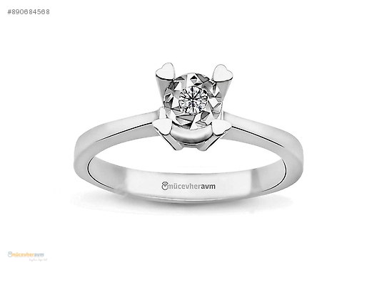 14 Ayar 0 60 Karat Efektli Tektas Pirlanta Yuzuk 2 24 Gr Pirlanta Yuzuk Modelleri Ve Taki Mucevher Cesitleri Sahibinden Com Da 890684568