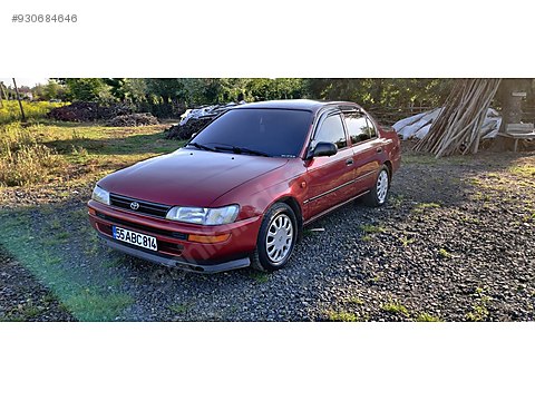 galeriden satilik modifiyeli toyota corolla 1 6 xei 270000 km de bordo renk 65 000 tl sahibinden com da 930684646