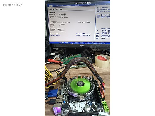 ANAKART H55 İ5 650 M800 SNOWMAN FAN BUNDLE SET TAK ÇALIŞTIR - Anakart ve Tüm Masaüstü Bilgisayar Parçaları sahibinden.com'da