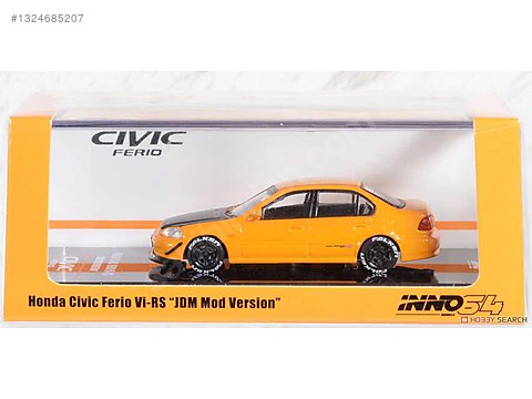 INNO64 CIVIC OSAKA JDM 2セット Inno64 Diecast Model 1:64 Honda Araba - 1324685207