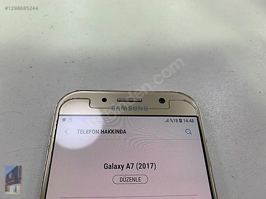 32 GB Altın Samsung Galaxy A7 (2017) Cep Telefonu - 1298685244