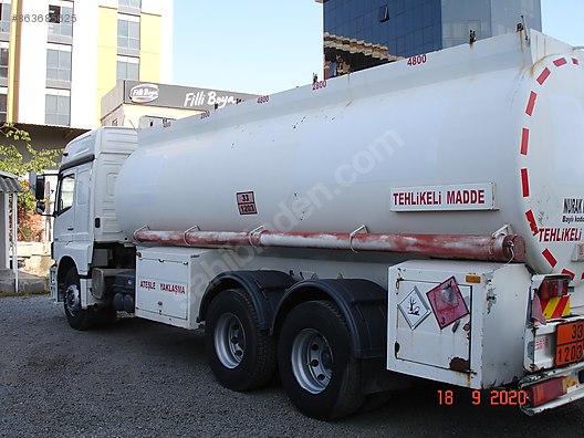 mercedes benz axor 2523 cd saderce tanker satilik 2006 axsordan inme akaryakit tankeri at sahibinden com 863685625