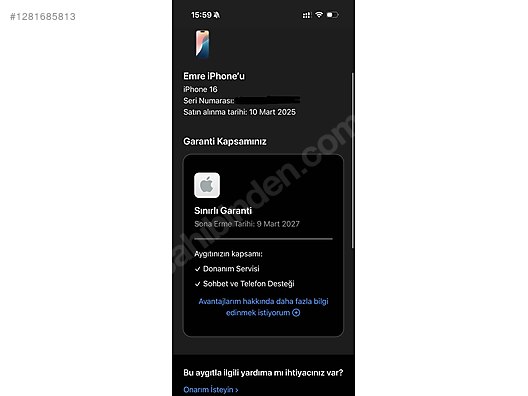 Used & Brand New Items / Cell Phones & Accessories / Cell Phones / Apple / iPhone 16