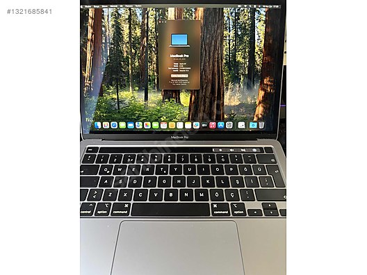 Apple Macbook / Macbook Pro 13 inch 2020 M1 işlemci 8gb Ram 256gb