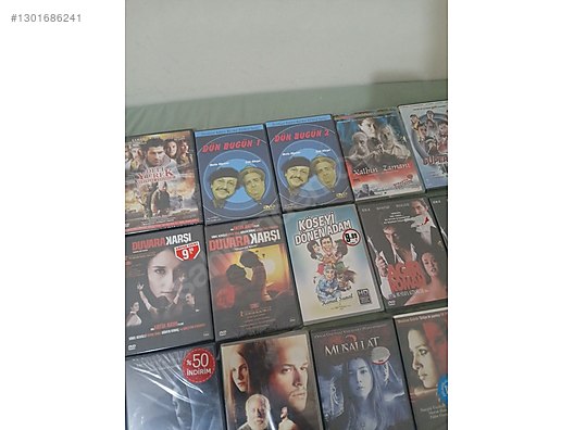 ambalajında türk film dvd on sahibinden.com - 1301686241