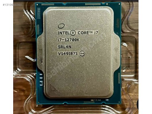 Intel Core i7-12700K İşlemci 25 MB önbellek, 5.00 GHz'e kadar