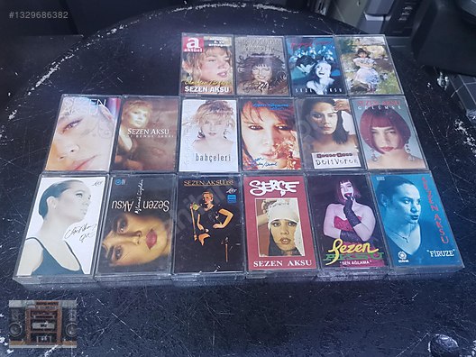 SEZEN AKSU KASET 18 ADET İKİNCİ EL - Müzik Kasetleri Alışverişte