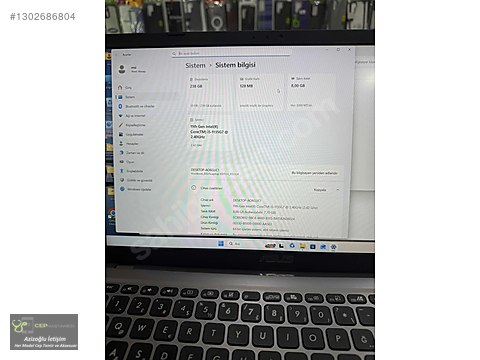 Asus / ASUS X515EA i3 11.Nesil 8GB RAM 256GB SSD Full HD Faturalı