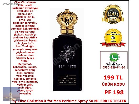 By Clive Christian X For Men Pf 198 Aciklama Bolumunu Okuyunuz At Sahibinden Com 730686857