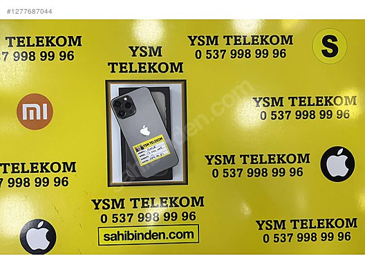 Resim Apple iPhone 13 Pro Max İkinci El TR | 256 GB | Gri İkinci El YSM TELEKOM'DAN İPHONE 13 PRO MAX 256 GB SİYAH