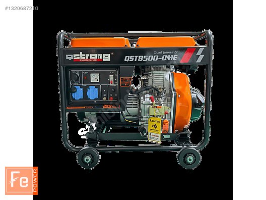 QSTRONG 8.5 KVA DİZEL MONOFAZE PORTATİF JENERATÖR - Türkiye'nin