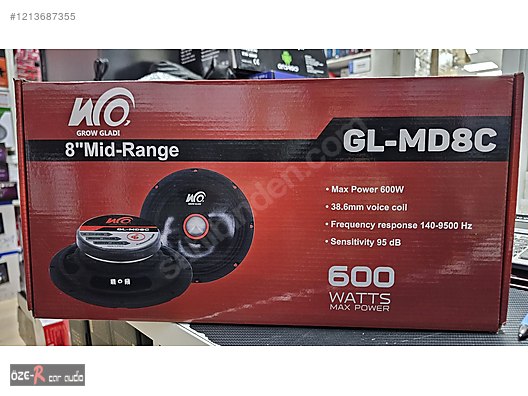 Hoparlör / Midrange / GROW GLADI 20CM PRO SERİİ MİDRANGE LER