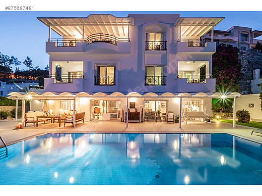 bodrum merkezde ozel havuzlu ve manzarali gunluk kiralik villa ilanlari sahibinden com da 975687481