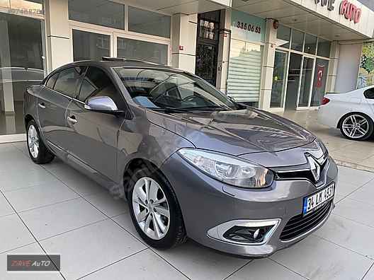 renault fluence 1 5 dci icon zirve auto 2014 icon prestij navigasyon zenoon far sunroof at sahibinden com 974687608