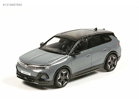 1/43 Norev 2024 Opel Grandland DEALER Kutu Grafik Gri YENİ on