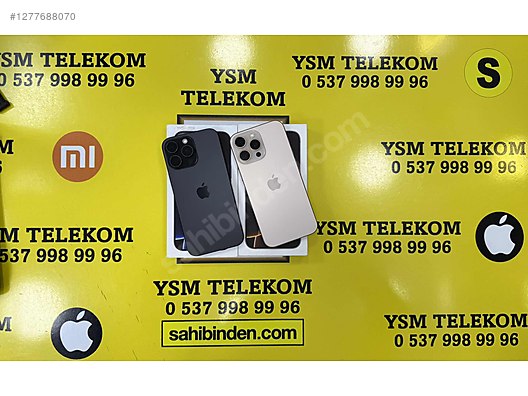 Resim Apple iPhone 16 Pro Max İkinci El YD | 256 GB | Çöl Titanyum İkinci El YSM TELEKOM'DAN İPHONE 16 PRO MAX 256 GB ÇÖL