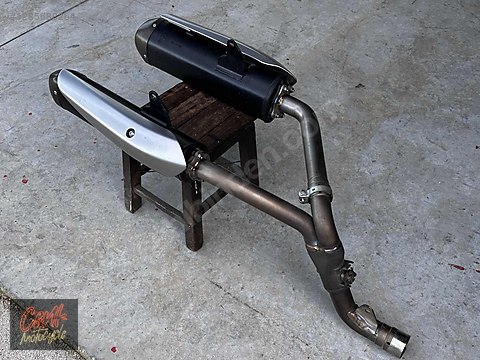 Exhaust / KAWASAKİ ZX10R ORJİNAL EGZOZ KORUMA + EXUP SET 2006-2007