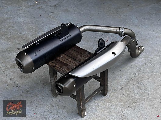 Exhaust / KAWASAKİ ZX10R ORJİNAL EGZOZ KORUMA + EXUP SET 2006-2007