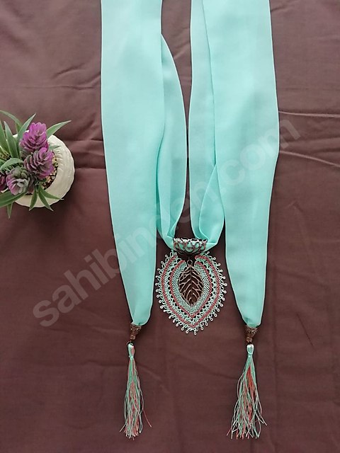 iğne oyası broş ve fular