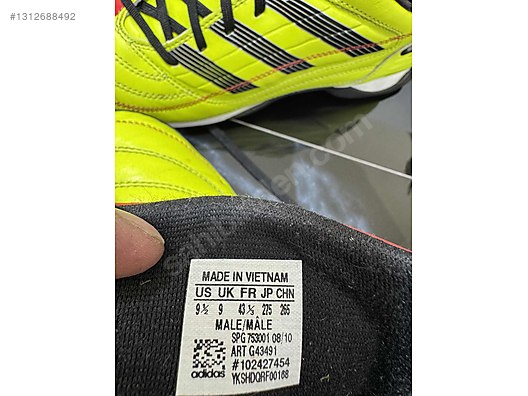 Çivisiz Yeşil 43 Numara Adidas Krampon & Ayakkabı - 1312688492