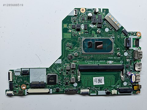 Acer Aspire 3 A315-56-52KD スペイン語配列 Acer Aspire A315-56 İ3-1005G1 LA-J801P anakart sahibinden.comda