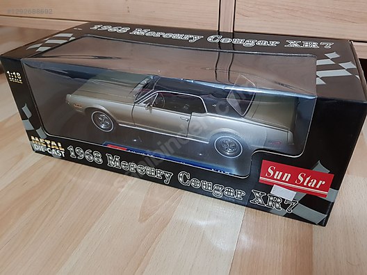 1/18 die-cast Mercury Cougar XR7 1968 on sahibinden.com - 1292688692