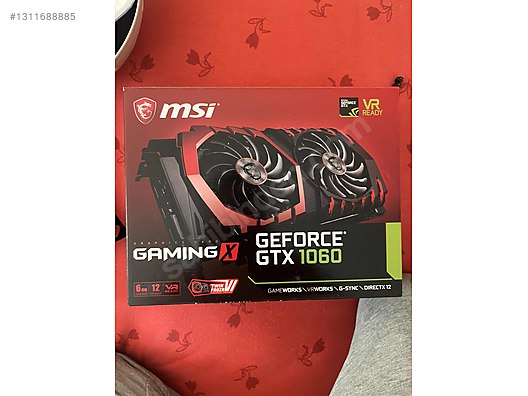 NVIDIA Geforce GTX 1060 6GB MSI sahibinden.comda - 1311688885