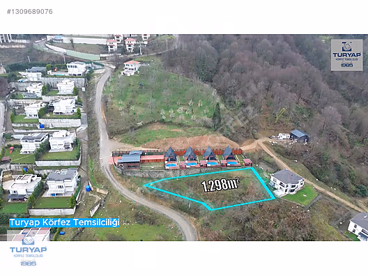 TURYAP'TAN SAPANCA KURTKÖYDE 1298 m2 SATILIK VİLLA ARSASI