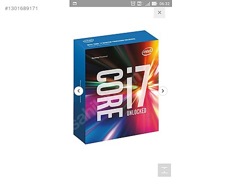 intel i7 6700k işlemci sahibinden.comda - 1301689171
