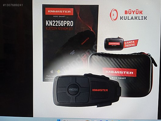 KN MASTER 2250 PRO INTERKOM KULAKLIK SETİ sahibinden.comda