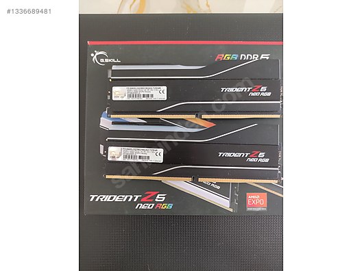 Gskill Trident Z neo rgb expo 6400mhz CL32 2x16 ram sahibinden