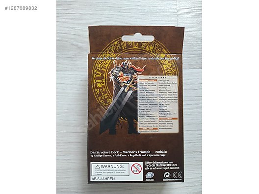 Game Cards / YuGiOh Warrior's Triumph Structure Deck - English SD5 on  sahibinden.com - 1287689832