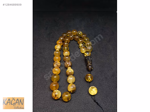 ORJİNAL KAYADAMLA KEHRİBAR TESBİH #1284689909