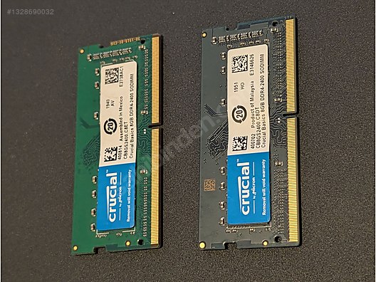 Cruical 8x2 16GB DDR4 Laptop Notebook RAM SODIMM 2400 on