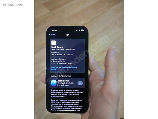 İkinci El ve Sıfır Alışveriş / Cep Telefonu & Aksesuar / Cep Telefonu / Apple / iPhone 13