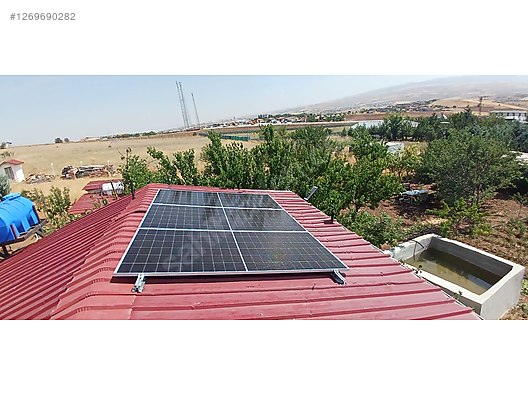 Güneş Enerjisi Sistemi - bağ evi karavan konteynır solar sistemleri