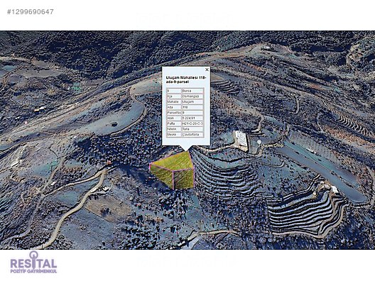 ULUDAĞ ETEKLERİNDE 5.213 m² MANZARALI SATILIK ARAZİ ULUÇAM