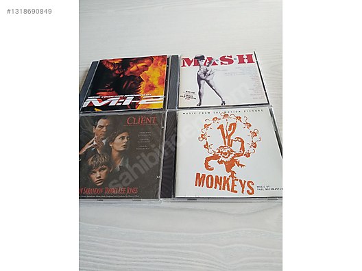 12 MAYMUN & MASH & Mİ2.. SOUNDTRACK CD SETİ - Müzik CD leri
