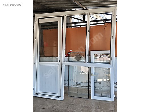 çıkma pvc pimapen kapı ve pencere seti...2.25cm....2.13cm...136c on  s