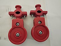 çelik halat kablo Makarası100 Adet Kablo taşıyıcı