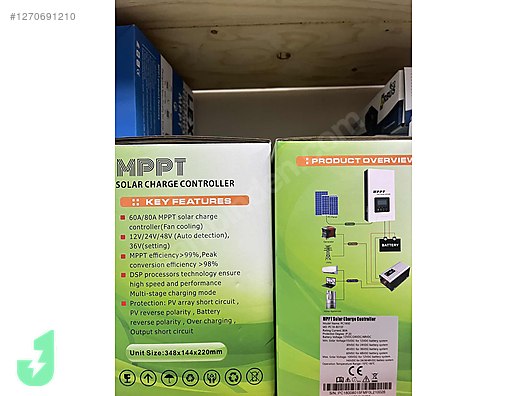 Güneş Enerjisi Sistemi - 80 Amper Mppt Şarj Kontrol Cihazı