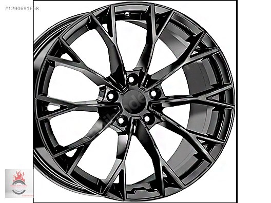 18 İNÇ 5X112 VW GOLF 8,5 R-LİNE PİANO BLACK TREND JANT LASTİK on