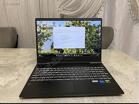 CASPER EXCALİBUR G770 32 GB RAM RTX 3050 TB SSD İlan ve