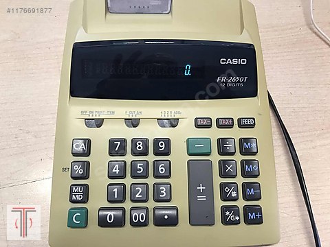 Casio fr 2650t eritli hesap makinesi Hesap Makinesi Ce itleri Al veri te lk Adres sahibinden da 1176691877