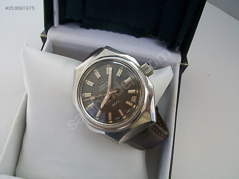 Zenith / ZENİTH AUTOMATİC DEFY DİVER KİLİTLİ TEPE 1969 çelik