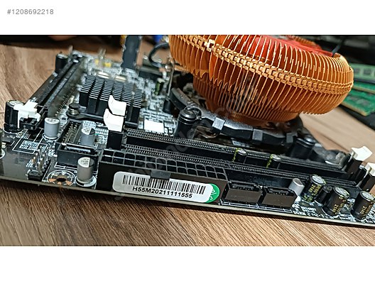 Masaüstü Bilgisayar - Anakart ANAKART H55M İ5 650 RED CPU FAN HAZİR BUNDLE SET TAK ÇALIŞTIR Anakart Anakart