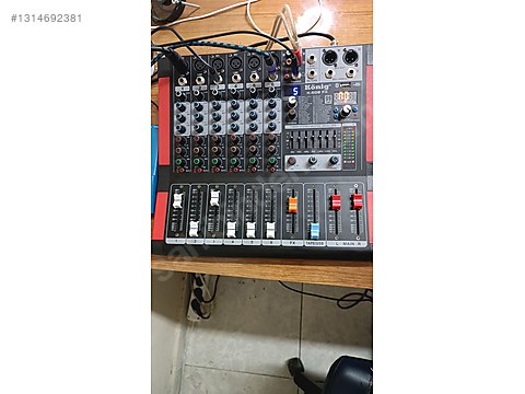 König K-606 FX 6 kanal deck mikser USB/Bluetooth, 99 DSP