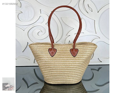 Miu Miu Woven Straw Raffia Tote Bag İthal Ürün - Miu Miu El